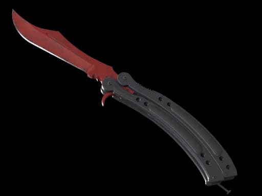★ Butterfly Knife | Crimson Web (Minimal Wear) - CS2 Skin Portfolio Dashboard Analytics