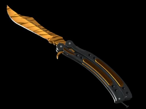 ★ Butterfly Knife | Tiger Tooth (Factory New) - CS2 Skin Portfolio Dashboard Analytics